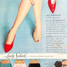 1958 Lady Schick Alligator Skin Shoes Advertisement Life Magazine HM2X - $24.99