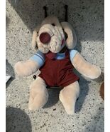 Vintage Ganz Bros Jumbo Wrinkles Puppy Dog Plush Hand Puppet 1980 NO BON... - $39.32