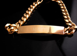 I Love Matt Bracelet / gold filled ID bracelet / Matt Birthday / Graduation gift - £99.91 GBP