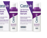 2 X CeraVe Skin Renewing Retinol Face Serum Fine Lines and Wrinkles 1 oz - £15.49 GBP