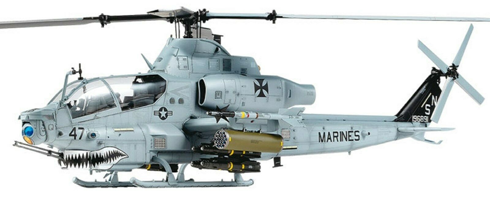 Academy 12127 1:35 Scale USMC US Marine Corps AH-1A Shark Mouth Hobby Model Toy - $64.38