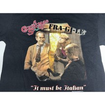 Vintage A Christmas Story It Must Be Italian Mens Medium Black CREWNECK ... - £21.43 GBP