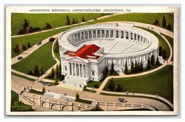 Aerial View Arlington National Cemetery Ampitheatre Virginia VA WB Postcard W1 - £2.33 GBP
