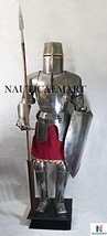 Full Size and Fully Wearable Knights Templar Suit of Armor - Halloween C... - £624.06 GBP