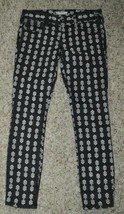 Womens Jeans FP Free People Ankle Black &amp; Gray Pants Junior Girls-size 24 - $7.92