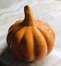 Greenbrier’s Halloween Seasonal Figurine Ceramic Pumpkin 5x6 Inches - $13.37