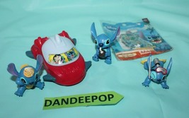 Disney Lilo &amp; Stitch McDonalds Car Play Doh Mold Extruder And Figurines Set - $24.74