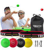 TEKXYZ Boxing Ball Family Pack, 2 Adjustable Headbands + 2 Novice Balls ... - €69,08 EUR