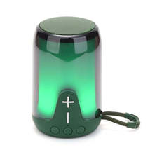 T&amp;G TG-652 Portable RGB Light Transparent Bluetooth Speaker(Green) - £11.06 GBP