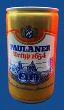 Old Vintage Paulaner Beer Can Metal Sign 8x12in  Mancave Garage 35 - $24.74