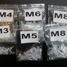 Transparent Clear Plastic Acrylic Nuts And Bolts, M3, M4, M5, M6, M8 -, ... - £41.35 GBP