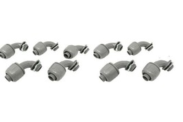 *Box of 9*  1/2&quot; Non-Metallic Liquid Tight Electrical Conduit 90° Angle Fittings - £17.32 GBP