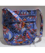 Vera Bradley Women Purse Bag Crossbody TRIO ZIP HIPSTER MURAL GARDEN purple - $1,599.67 MXN