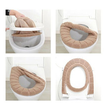 Bathroom Closestool Toilet Seat Cover Soft Pad Cushion Winter Warm Mat W... - $19.99