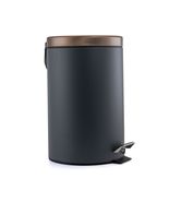 Elama 12 Liter Stylish Grey, Copper Soft Pedal Office, Kitchen and Bathr... - £42.30 GBP