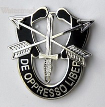 Army Special Forces De Opresso Liber Large Lapel Pin Badge 1.25 X 1 1/8 Inches - £5.17 GBP