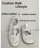 Lifestyle By Cushion Walk Mary Jane White  casual leather shoes size US ... - £17.49 GBP