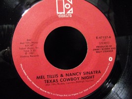 Mel Tillis &amp; Nancy Sinatra-Texas Cowboy Night / After The Lovin&#39;-45rpm-1981-EX - £3.15 GBP