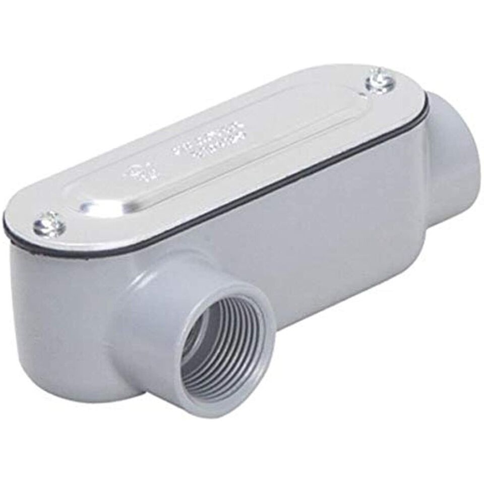 TayMac RLR075 Threaded LR Type Conduit Body, Die Cast Aluminum, Stamped ... - $20.22