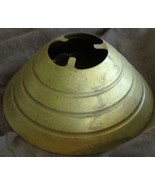 Vintage Aluminum Lantern Deflector Shade – GDC – GOLD COLOR – HANDY VINT... - £7.77 GBP