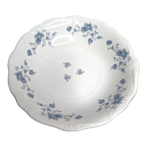 Set of 2 Johann Haviland Blue Garland Coupe Soup Bowls Fine China New Vtg - $16.82