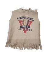 Rare 1960s Allentown PA Y-Indian Guides YMCA Felt Vest Child&#39;s 20&quot; - €51,67 EUR