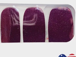 Color Street NEW YORK MINUTE FMS084 Nail Polish Strips 16 Easy Peel Purp... - $183.60 MXN