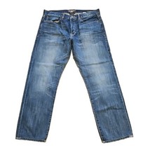 Lucky Brand Jeans 121 Heritage Slim Medium Wash Denim Mens Size 36x32 Bu... - $25.69