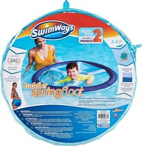 SwimWays Toddler Spring Float for Swimming Pool Blue Inflatable Swim Toy Tube He - £17.59 GBP