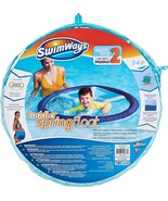 SwimWays Toddler Spring Float for Swimming Pool Blue Inflatable Swim Toy... - $22.24