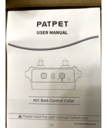 Patpet Smart training device A01 bark control collar - $332.78 MXN