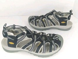 KEEN Whisper Waterproof Sandals Women&#39;s Size 8 Shoes Hiking Black Gray 1008448 - $24.74