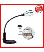 Versatile 8X Magnifying Glass with Light – Ideal for Close Work and Hobbies - $935.95 MXN