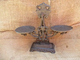 Rustic Farmhouse Scale Balance Decoration TableTop Decor Vintage Reprodu... - $604.97 MXN