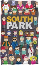 Throw Blanket, 36&quot; X 58&quot;, Multi, South Park Full Cast Silky Touch Super Soft. - £36.74 GBP