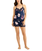 Inc Lace-Trim Satin Cami and Shorts Sleep Set, Size XS - $21.53