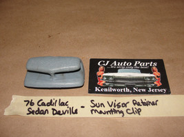 76 Cadillac Sedan Deville Sun Visor Rod Retainer Mounting Clip #9858564 Lt. Blue - $29.99