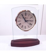 Wells Fargo desk Clock Howard Miller Integration Champion 645-580 glass ... - $551.19 MXN