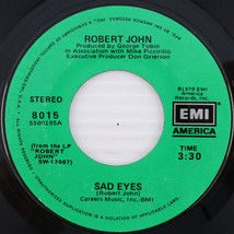 Robert John – Sad Eyes / Am I Ever Gonna Hold You Again 45 rpm Vinyl Record 8015 - $5.54