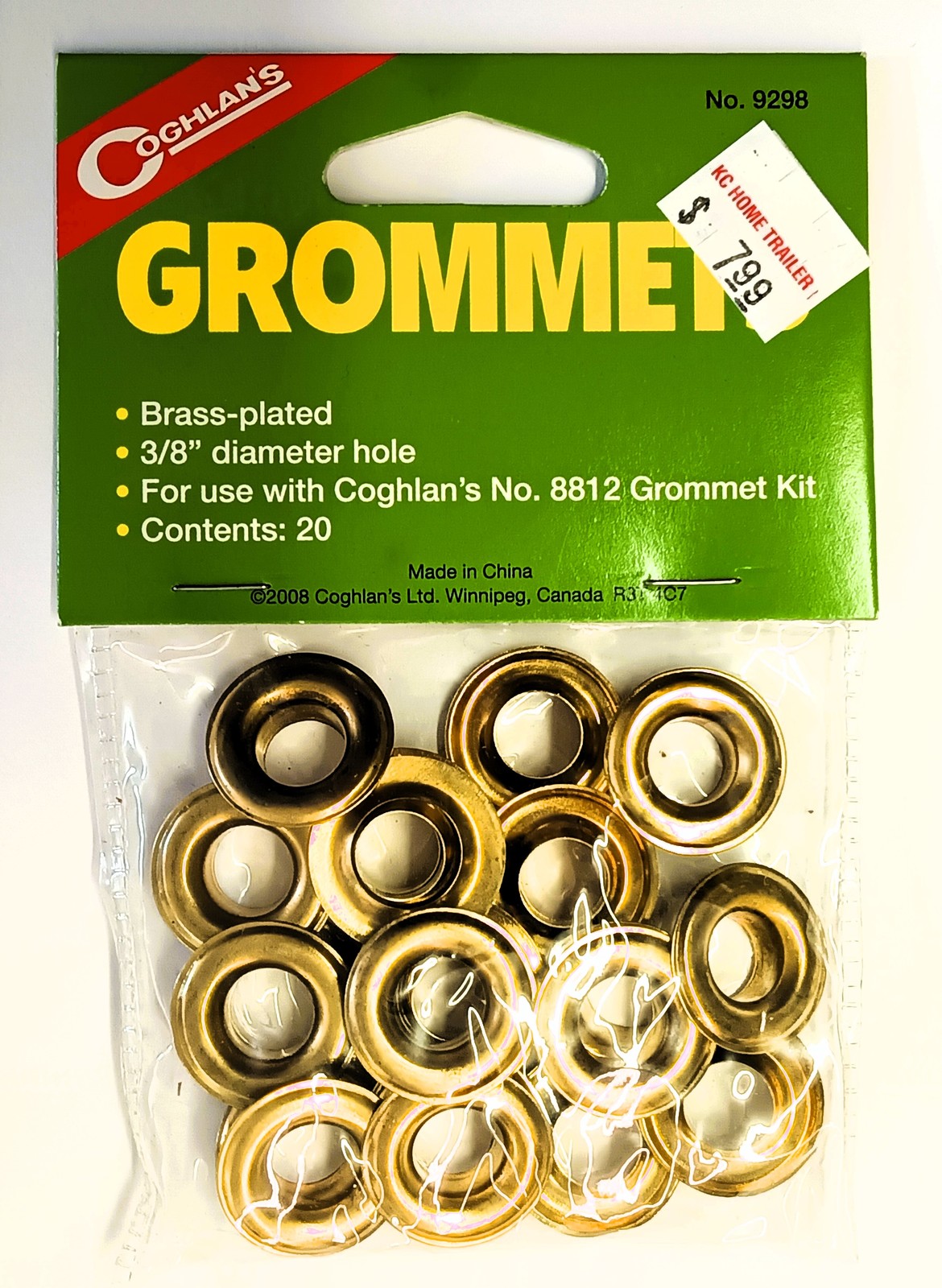 9298 Coghlan&#39;s  Grommets (Use with #8812 Grommet Kit) - $7.99