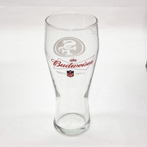 Budweiser Beer Glass Special Edition NFL San Francisco 16 oz - £9.28 GBP