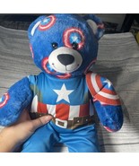 Build-A-Bear BAB Captain America Teddy Plush Soft Toy - $10.00