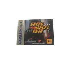 Grand Theft Auto Instruction Booklet ONLY! (Nintendo Game Boy Color, GBC... - $20.56 CAD