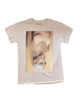 Ariana Grande Sweetener Graphic Beige Short Sleeve T Shirt Womens Size Medium - £19.03 GBP