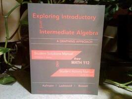 Exploring Intro and Intermediate Algebra Student Solutions Manual and St... - $19.79