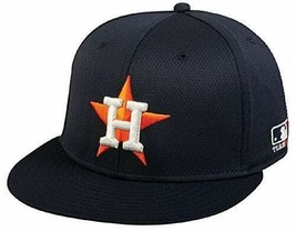 Houston Astros MLB OC Sports Q3 Flat Navy Blue Hat Cap Adult Men&#39;s Adjustable - £18.38 GBP