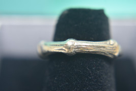 Tiffany &amp; Co Vintage Bamboo Ring Sterling Silver Sz 5 - £175.99 GBP