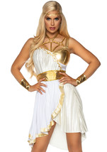 Leg Avenue 4 PC Grecian Goddess, White, Medium/Large - £60.97 GBP