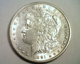 1891-S MORGAN SILVER DOLLAR ABOUT UNCIRCULATED+ AU+ NICE ORIGINAL COIN B... - £71.85 GBP