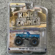 GREENLIGHT Kings Of Crunch Series 1990 Ford F-350 Bigfoot #4 Blue Chrome... - €27,80 EUR